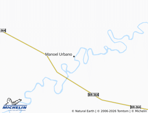 Mapa MICHELIN Manoel Urbano - ViaMichelin