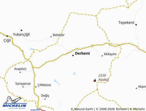 MICHELIN-Landkarte Derbent - ViaMichelin