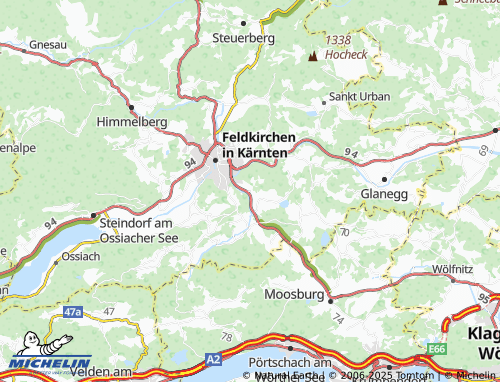 MICHELIN-Landkarte Aich - ViaMichelin