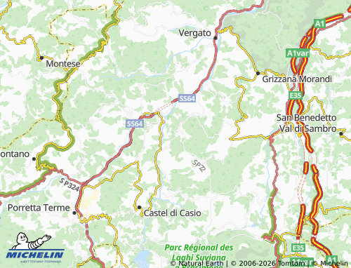 MICHELIN Vimignano map - ViaMichelin