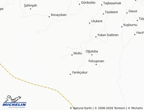 Mapa MICHELIN Mutlu - ViaMichelin
