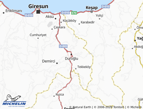 MICHELIN-Landkarte Duroğlu - ViaMichelin