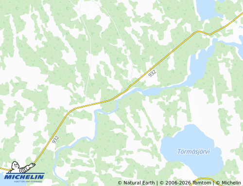 MICHELIN-Landkarte Kantomaanpää - ViaMichelin
