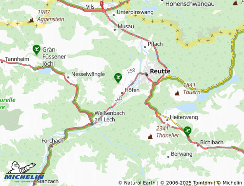 Carte MICHELIN Höfen - ViaMichelin