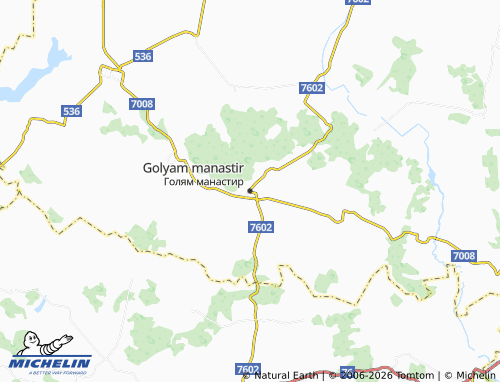 Mappa MICHELIN Golyam manastir - ViaMichelin