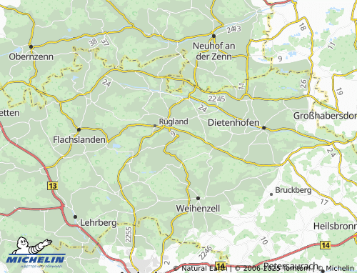MICHELIN Haasgang map - ViaMichelin