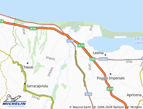 MICHELIN Ripalta map - ViaMichelin