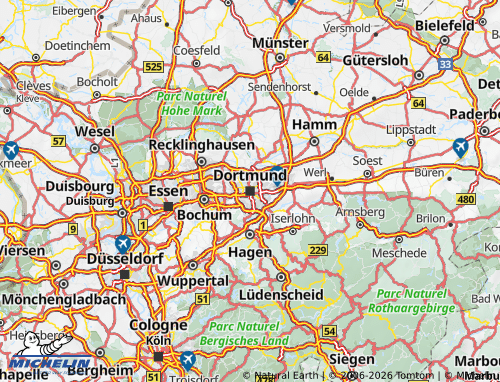MICHELIN Dortmund map - ViaMichelin
