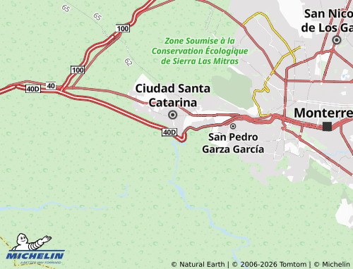 MICHELIN Vistas de La Huasteca map - ViaMichelin