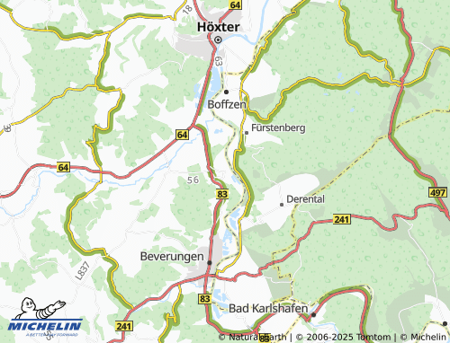 MICHELIN Wehrden map - ViaMichelin