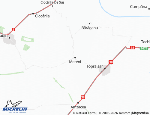 Mapa MICHELIN Mereni - ViaMichelin