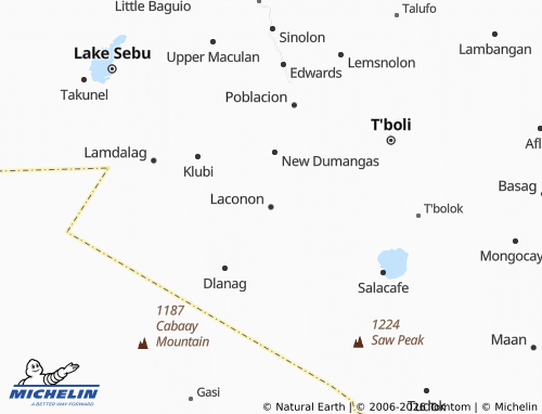 MICHELIN Laconon map - ViaMichelin