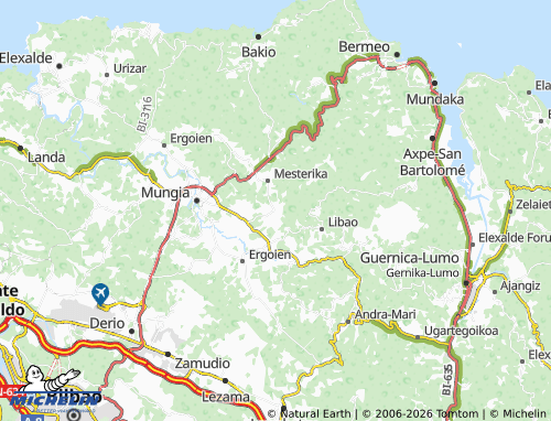 MICHELIN Meñakabarrena map - ViaMichelin