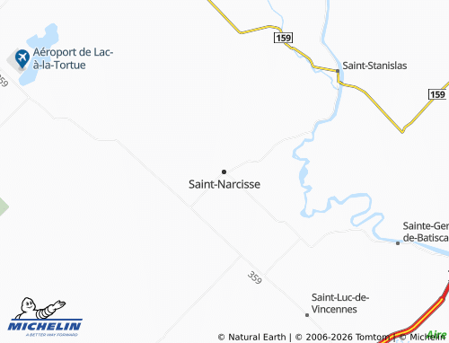 MICHELIN-Landkarte Saint-Narcisse - ViaMichelin
