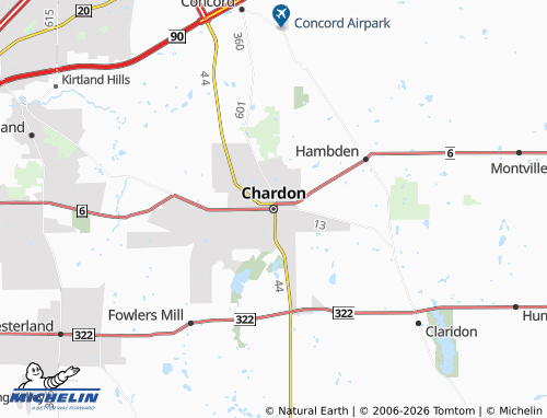 Mapa MICHELIN Chardon - ViaMichelin