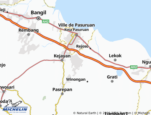 Mapa MICHELIN Gondangwetan - ViaMichelin