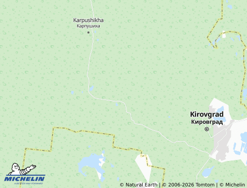 MICHELIN-Landkarte Yezhovskiy derevnya - ViaMichelin