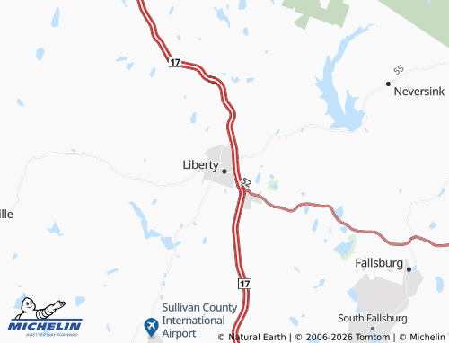 Mappa MICHELIN Liberty - ViaMichelin