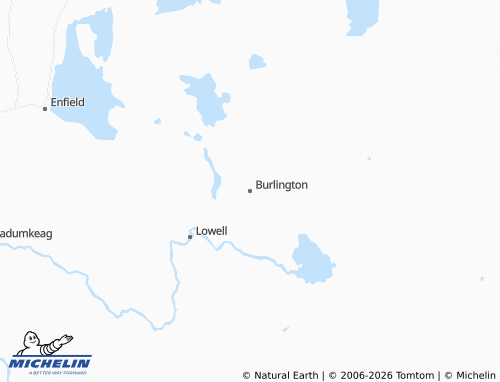Kaart MICHELIN Burlington - ViaMichelin