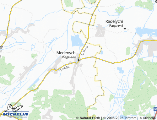Mapa MICHELIN Medenychi - ViaMichelin