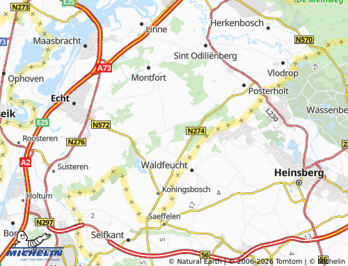 MICHELIN Maria Hoop map - ViaMichelin