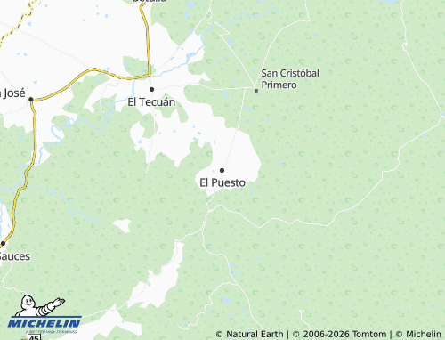 MICHELIN El Puesto map - ViaMichelin
