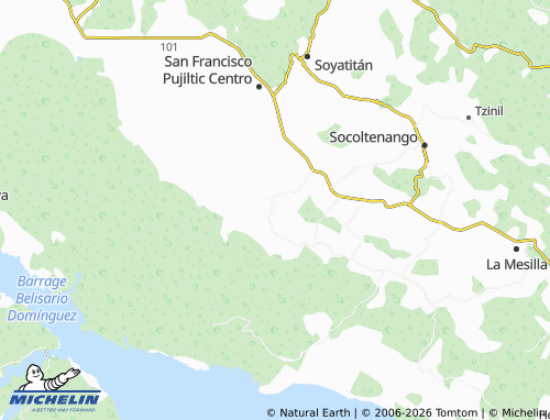 MICHELIN Estrella Roja map - ViaMichelin