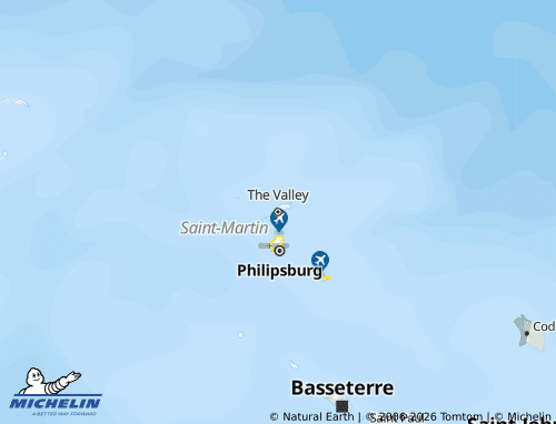 Mappa MICHELIN Anguilla - ViaMichelin