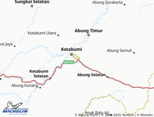 MICHELIN-Landkarte Kota Gapura - ViaMichelin