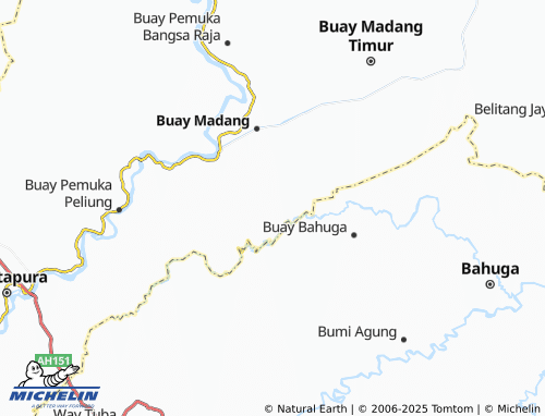 MICHELIN Kurungan Nyawa III map - ViaMichelin