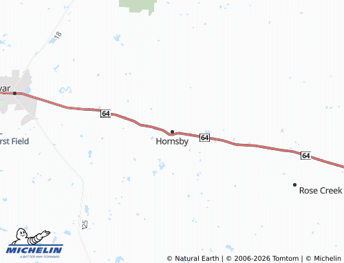 Mapa MICHELIN Hornsby - ViaMichelin