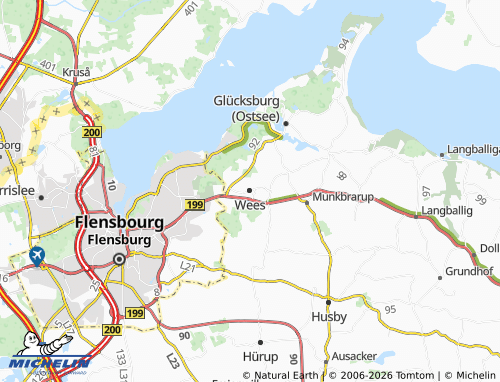MICHELIN Wees map - ViaMichelin