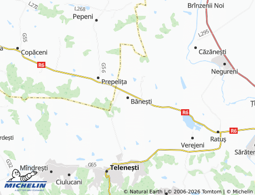 Mappa MICHELIN Bănești - ViaMichelin