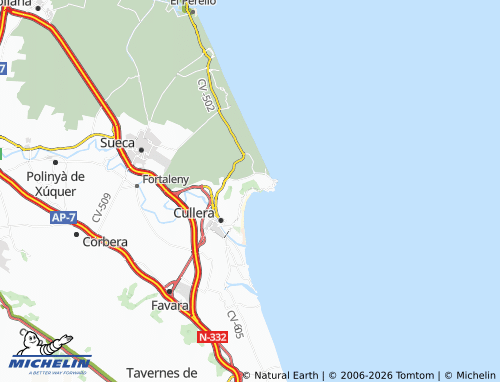 Carte MICHELIN El Racó - ViaMichelin