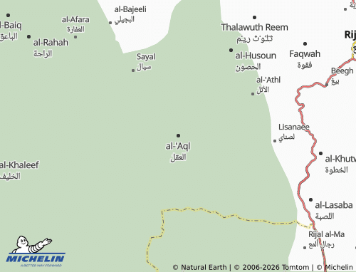 MICHELIN Al Aql map - ViaMichelin