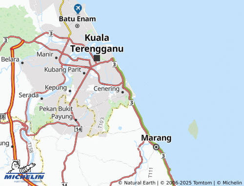 MICHELIN Taman Permin Jaya map - ViaMichelin