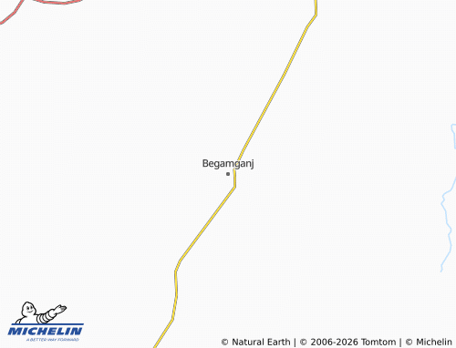 Mappa MICHELIN Begamganj - ViaMichelin