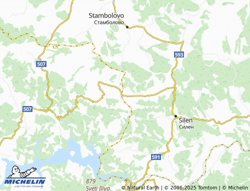 MICHELIN Popovets map - ViaMichelin