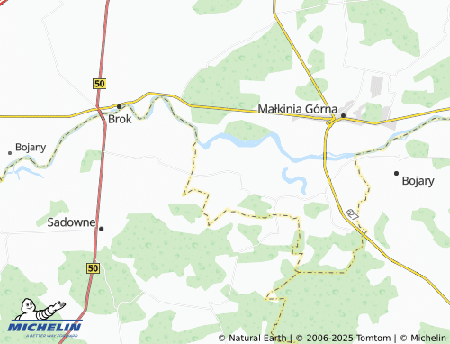 MICHELIN Kiełczew map - ViaMichelin