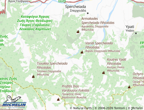 MICHELIN Perivoli map - ViaMichelin