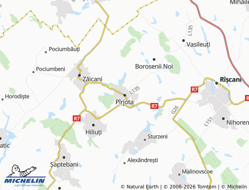 Mappa MICHELIN Pîrjota - ViaMichelin