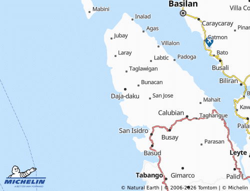 MICHELIN Tinago map - ViaMichelin