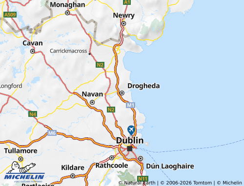 Kaart MICHELIN Louth - ViaMichelin
