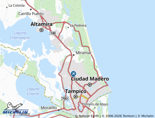 Mappa MICHELIN Nuevo Tampico Sector 2 - ViaMichelin