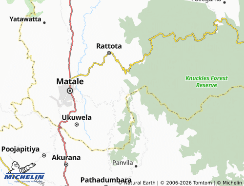 Kaart MICHELIN Thambalagala - ViaMichelin
