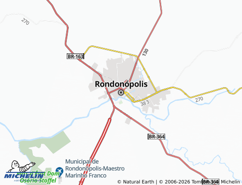 Mappa MICHELIN Rondonópolis - ViaMichelin