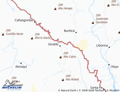 Carte MICHELIN Giraldo - ViaMichelin