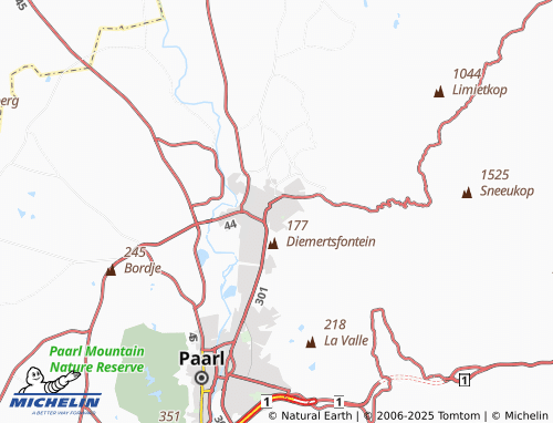 MICHELIN Wellington North map - ViaMichelin