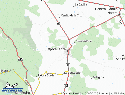 MICHELIN Pamanes Escobedo map - ViaMichelin