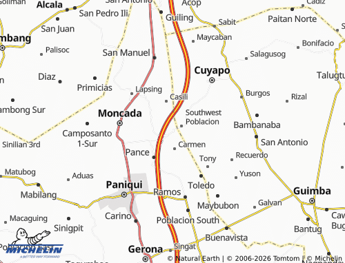 MICHELIN Anao map - ViaMichelin